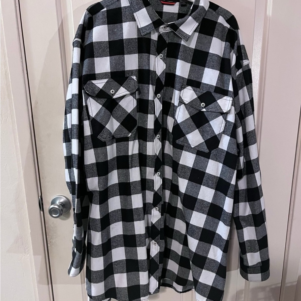 Design in Italy men's flannel 4XL shirt